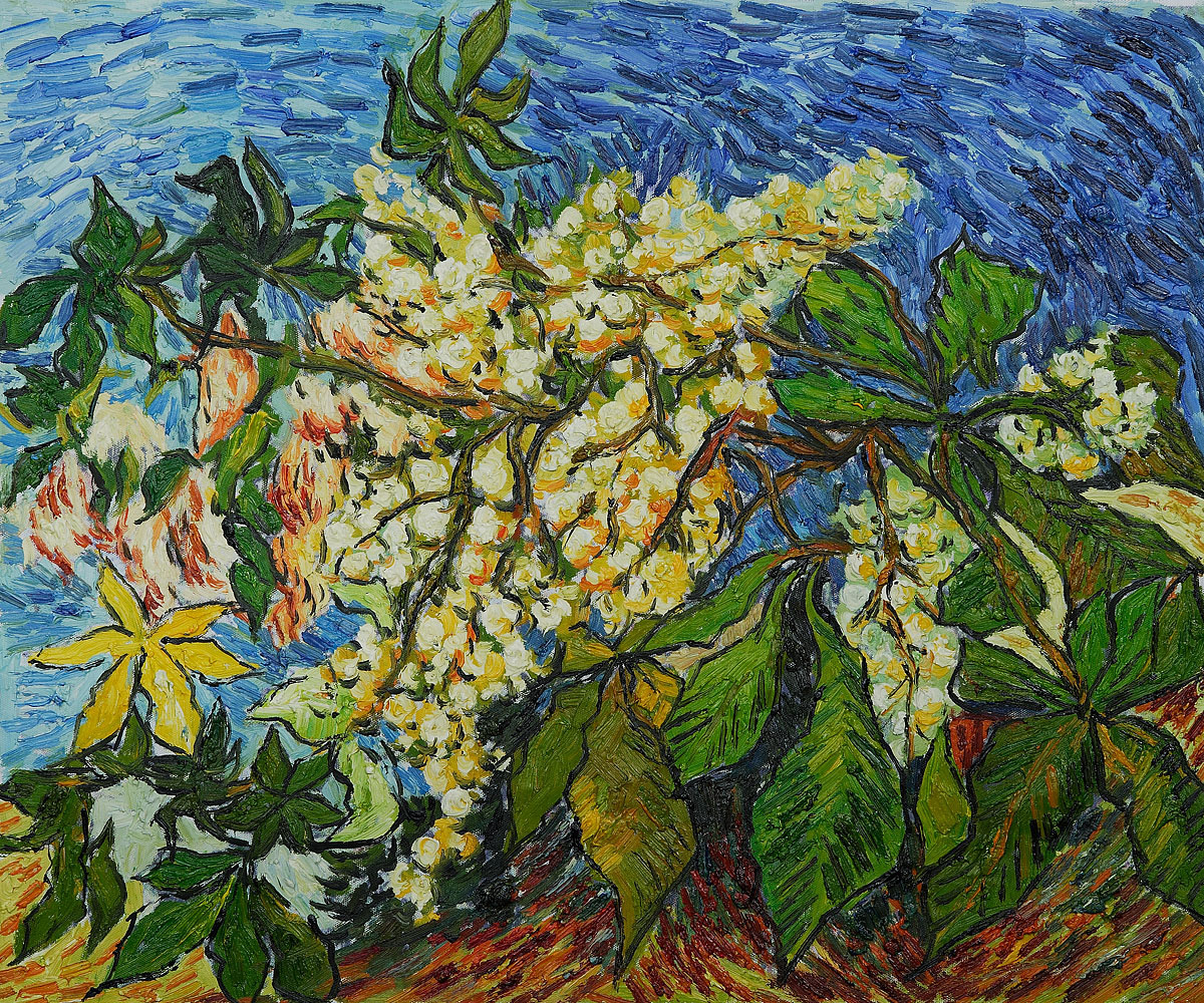 Blossoming Chestnut Branches by Vincent Van Gogh